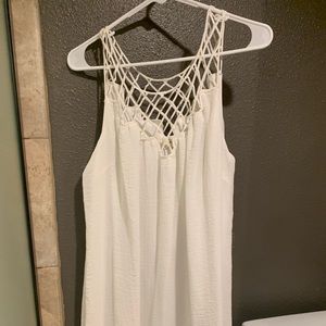 Large White Mini Dress
